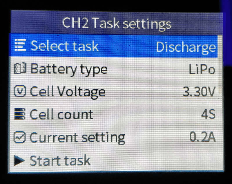 D2 Charger Discharge