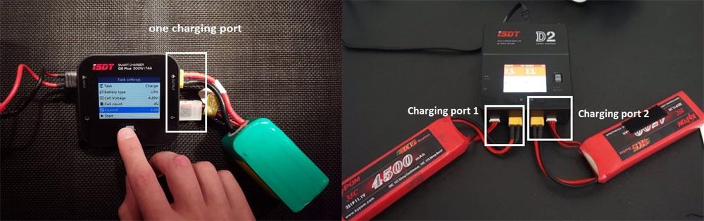 lipo charger ports